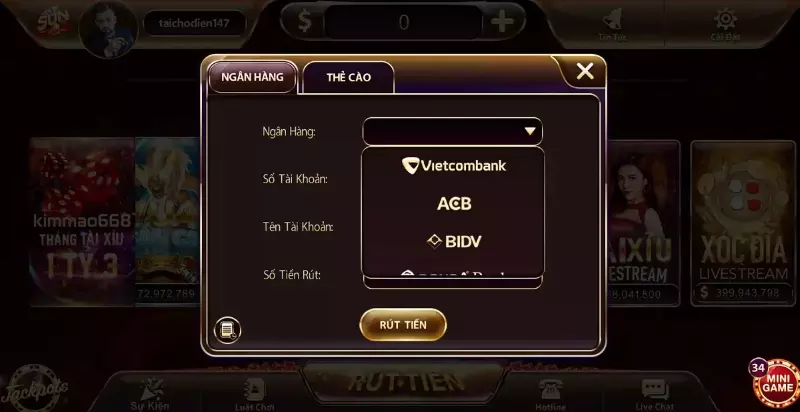 Hướng dẫn cụ thể về thứ tự rút tiền từ tài khoản Nohuclub