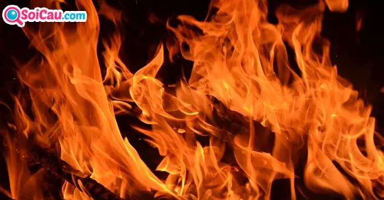 nằm mơ thấy lửa cháy đánh số gì may mắn?