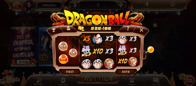 Làm thế nào để tới với Dragon Ball tại sun win?