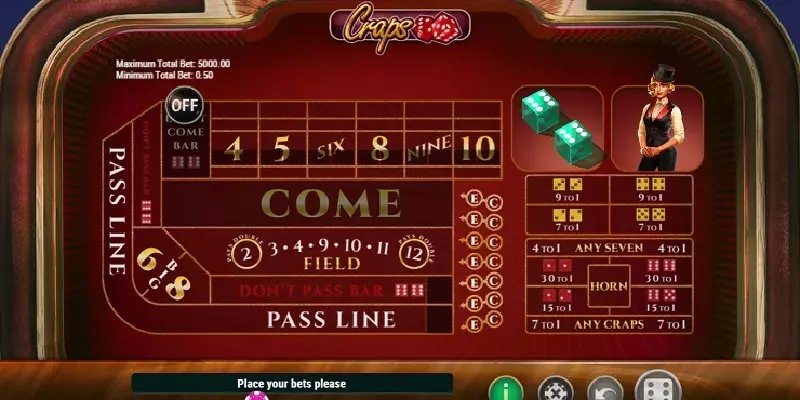 Craps: Chinh Phục Tựa Game vượt bậc Có Điểm Gì Thu Hút?