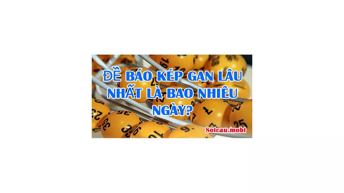 Đề báo kép gan lâu nhất là bao nhiêu ngày và đề 3 càng 1 ăn bao nhiêu?