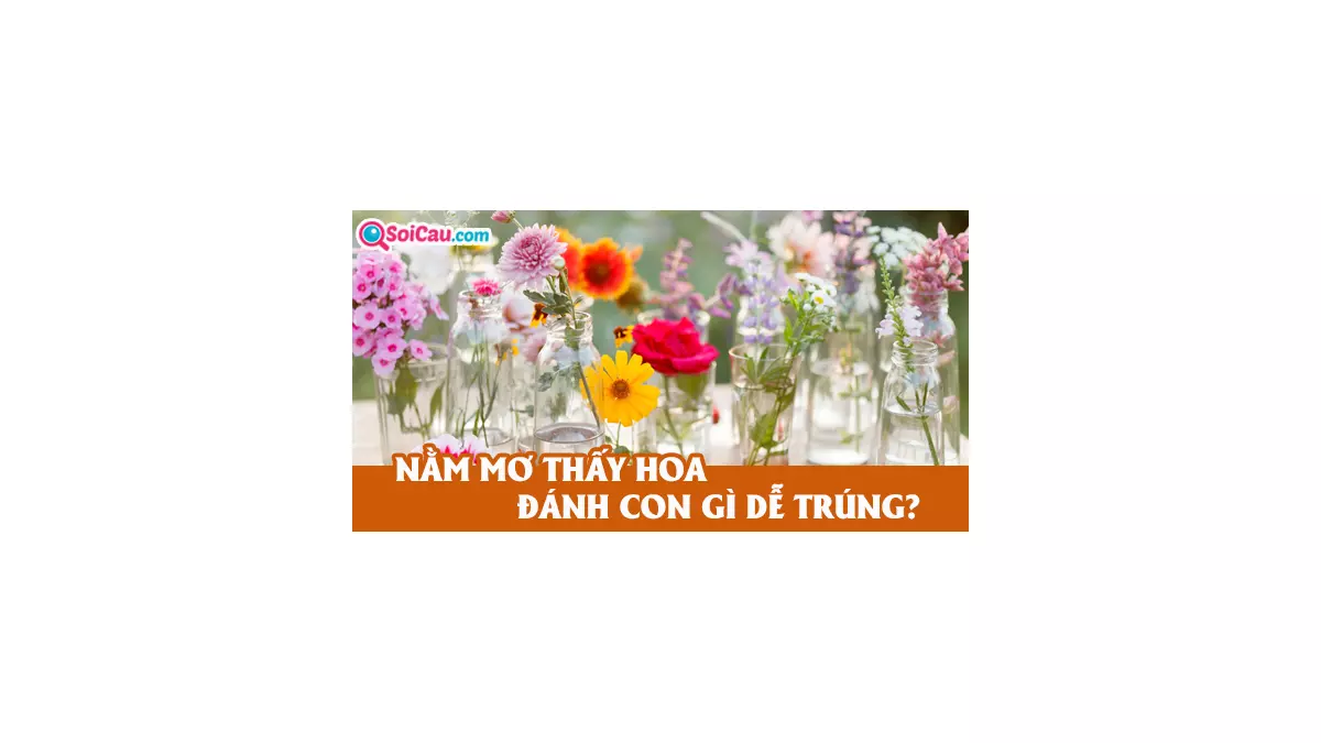 Mơ thấy hoa đánh con gì? Giải mã giấc mơ thấy hoa