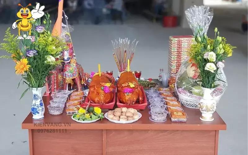 Mâm cúng khai trương gồm những gì?