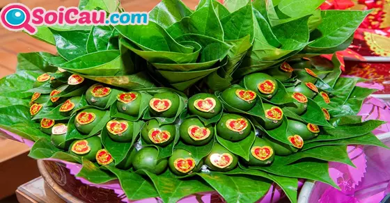 ngủ mơ thấy quả cau đánh đề con gì?