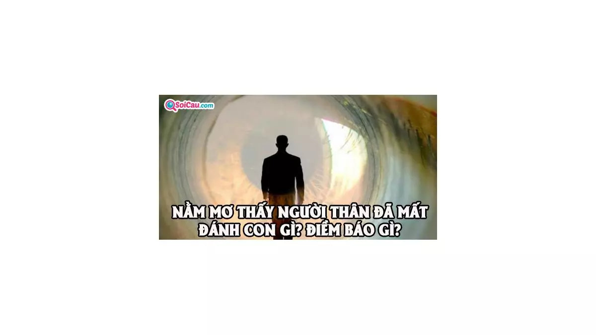 Mơ thấy người thân đã mất đánh con gì? Điềm báo gì?