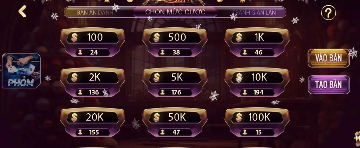 Chia sẻ cách chơi game bài phỏm tại Nohuclub club
