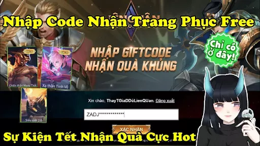 Đặc trưng của giftcode liên quân