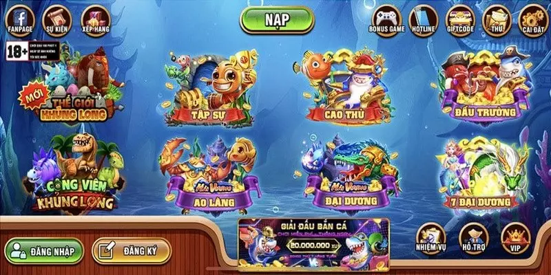 Nohuclub vua săn cá – Top game đổi thưởng 2024