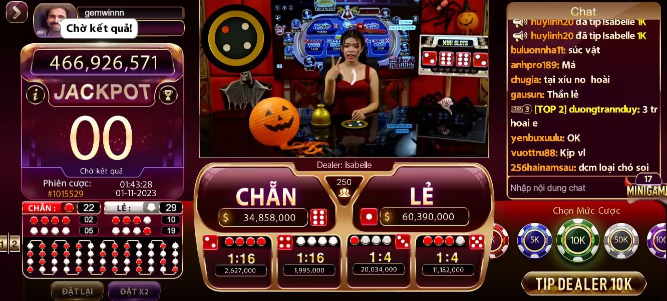 Các chủ đề chính trong xóc đĩa tứ linh tại Nohuclub