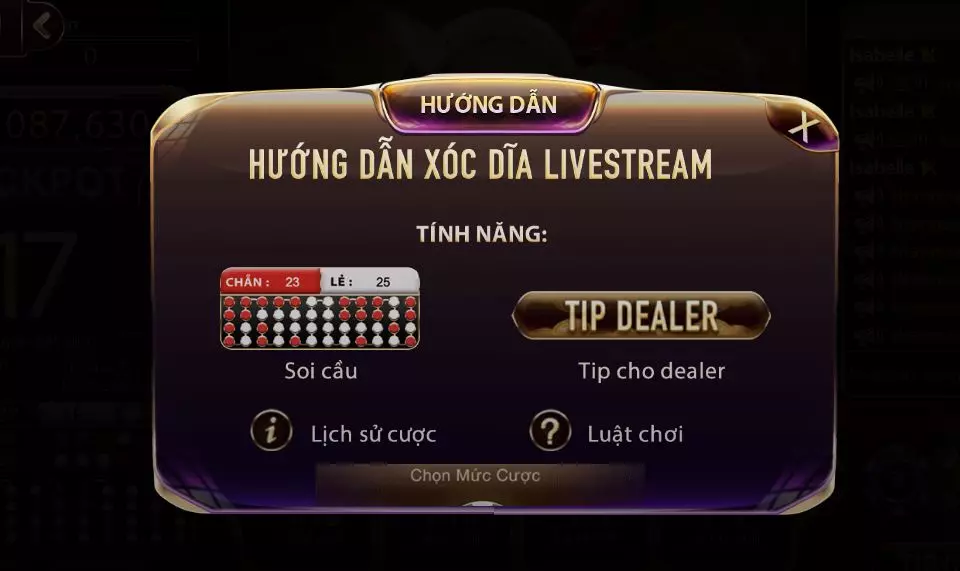 Một số thuật ngữ quan trọng trong xóc đĩa tứ linh Nohuclub club